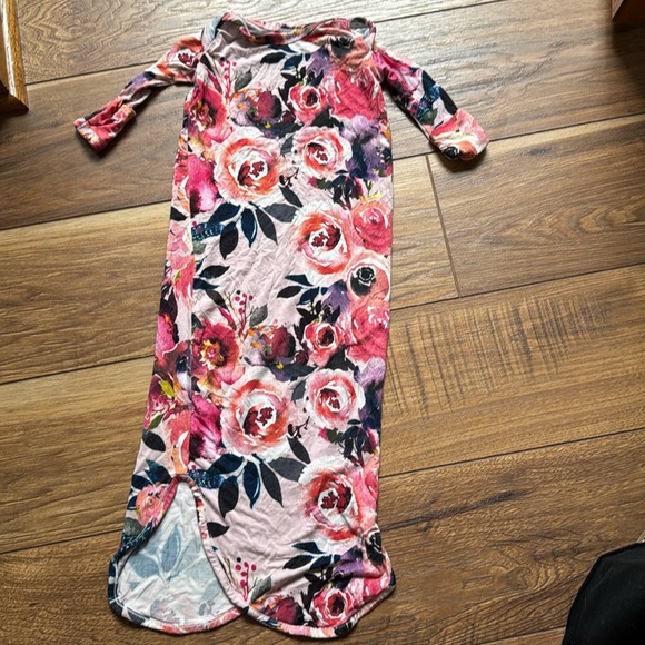 EUC Posh Peanut 0-3 month pajama gown - Picture 1 of 4